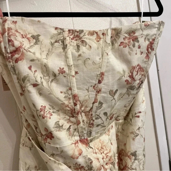 V. Chapman Nasturtium mini strapless dress NWT size 16 - Picture 4 of 10